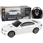 100 ClassicRemote Control Car, 1/24 Scale RC Sport Racing Toy Car, Compatible with BMW M3Sesto Elemento Model Vehicle for Boys Girls White