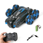 2.4G 5 Wheel Remote Control Swing Arm Off Road 360 Rolling Vehicle  Deformation Climbing Twisting Stunt Rc Car For Kid, Multicolor 1