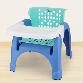 R for Rabbit Jelly Bean Chair 3 in 1 Multi Functional Baby Study  Shampoo  Meal  Regular Kids Seating Chair with High Backrest for 1 TO 8 Years Kid Weight Capacity Upto 40Kgs Green Blue and pink
