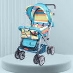 R for Rabbit Lollipop Lite Baby Stroller for 0 to 3 Years Pram with 5 point safety harness | Reversible Handlebar | Cushioned seat with 3 level seats...