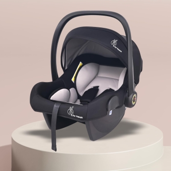 R for Rabbit Picaboo NXG Baby Carry Cot, 4 in 1 Multi Purpose Kids Carry Cot, Infant Car Seat, Rocker for Infant Babies of 0 to 15 Months & Weight Capacity Upto 13 Kgs  (Black Grey) 1