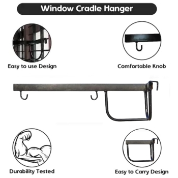 Window Baby Cradle cot Metal Hanger