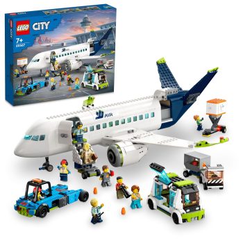 LEGO City Passenger Airplane 60367 Building Toy Set; Gift Idea for Kids and Plane Fans Aged 7+