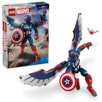 LEGO Marvel New Captain America Construction Figure 76296 Building Blocks Toys for 8+ Gift for Boys and Girls