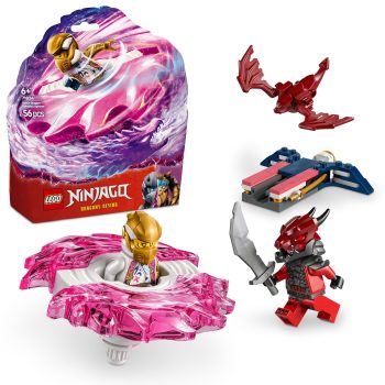 LEGO NINJAGO Sora?s Dragon Spinjitzu Spinner Action Toy Set 71824 Building Blocks Toys for 6+ Gift for Boys and Girls