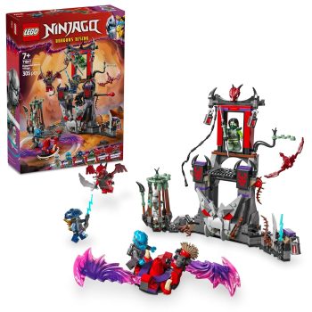 LEGO NINJAGO Dragonian Storm Village Battle Arena Toy Playset 71841 Building Blocks Toys for 7+ Gift for Boys and Girls