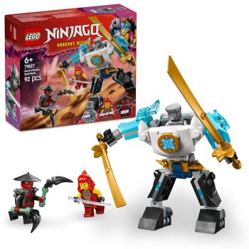 LEGO NINJAGO Zane?s Battle Suit Mech Pretend Play Toy Set 71827 Building Blocks Toys for 6+ Gift for Boys and Girls