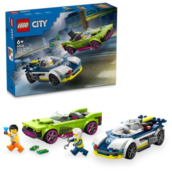 LEGO City Police Car and Muscle Car Chase Toy Building Set 60415