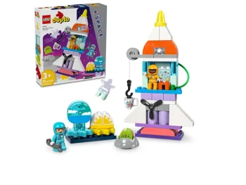 LEGO DUPLO 3in1 Space Shuttle Adventure Rocket Ship for Toddlers 10422