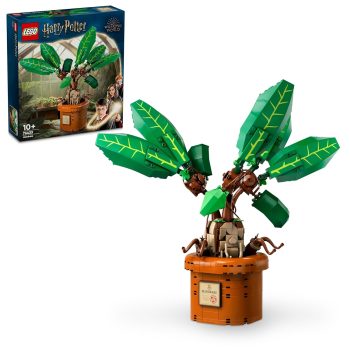 LEGO Harry Potter Mandrake Plant Toy, Magical Gift 76433 Building Blocks Toys for 10+ Gift for Boys and Girls