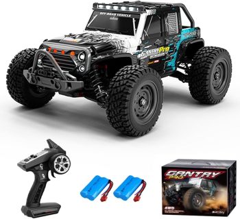 Teeggi Remote Control Cars 70km/h, Brushless Motor High Speed Offroad Drift Racing RC Car, 4WD Off Road Race Buggy for Adults, 2 Batteries 16103Pro (Blue