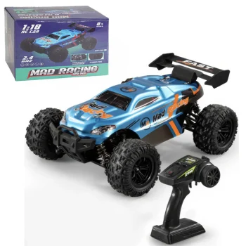 Heattack RC Cars,40+KM/H Speed 4WD 1:18 Scale Electric Waterproof Truggy Remote Control Off Road Monster Truck with Rechargeable Batteries Toys for Kids and Adult, Multi Color (Sports Truck)