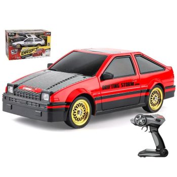 Royaldeals RC Drift Car 1:16 Scale 2.4GHz 4 Wheel Drive High Speed with LED Light for Adults and Children (AE86 Model Mix Color)