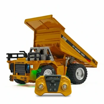 TRASPED HG4-414 1:64 Scale Mini RC Alloy Dump Truck | 2.4G App Control | Lights & Music